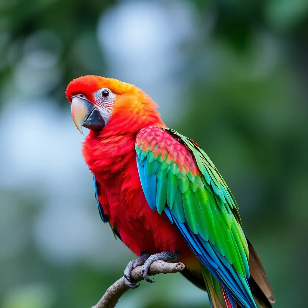 Colorful parrot
